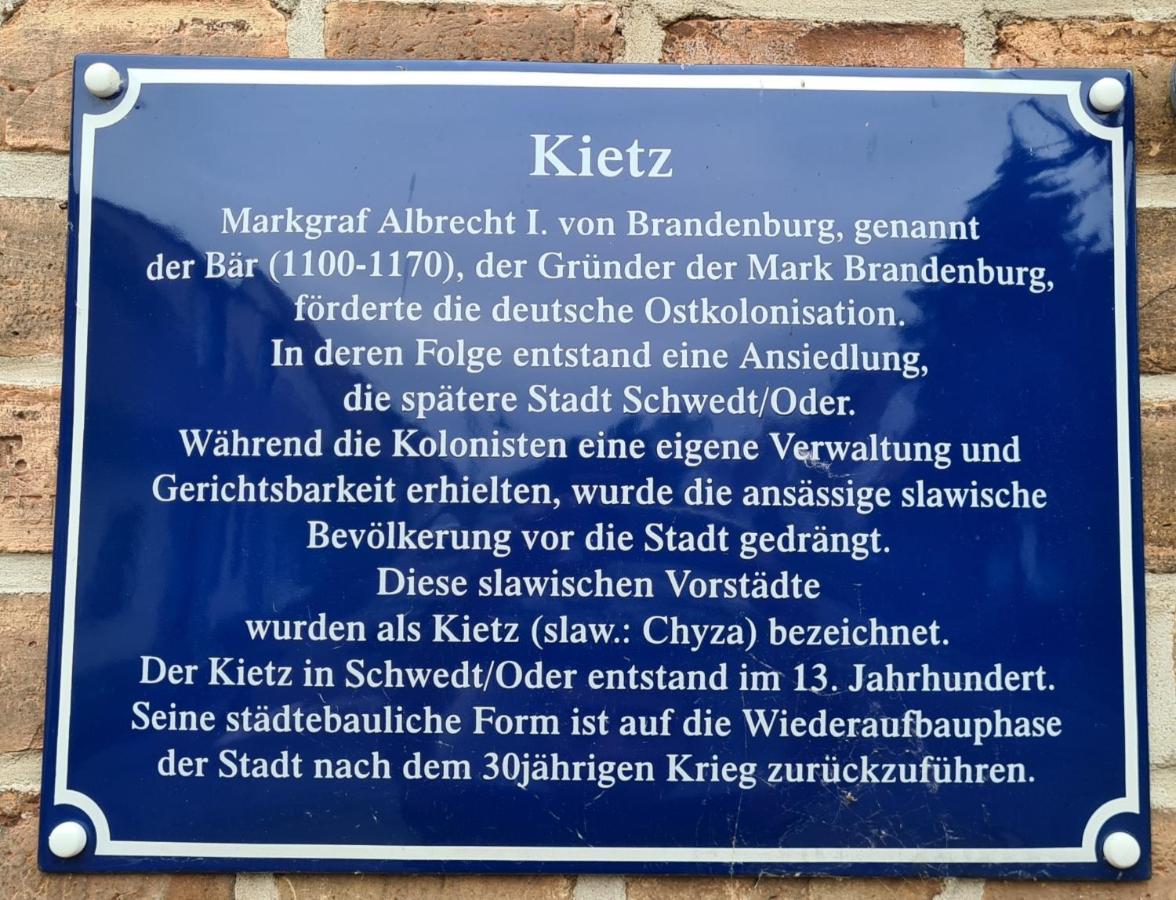 Die Ferienwohnung "Am Kietz" 슈베트 외부 사진